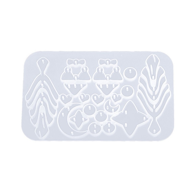 Versatile Silicone Earring Pendant Mold Ideal For Necklaces Bracelets And More gallery