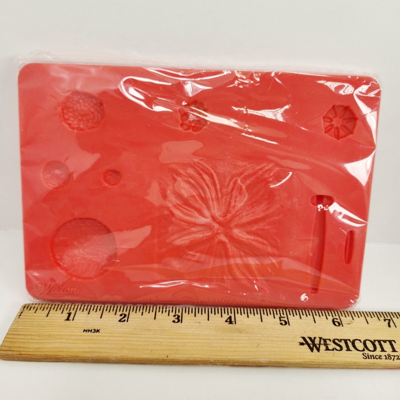 Wilton Leaf Flowers Fondant Mold Shape Floral Berries Cake Decorating gallery