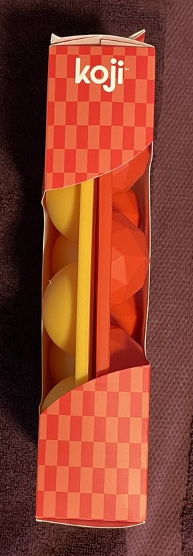 Koji Chocolate 2 Red & Orange Food-Grade Silicone Mold Bomb Set Dishwasher Safe￼ gallery