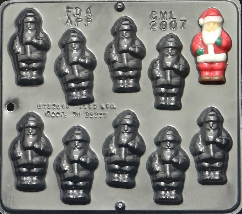 Santa Claus Chocolate Candy Mold Christmas 2007 NEW