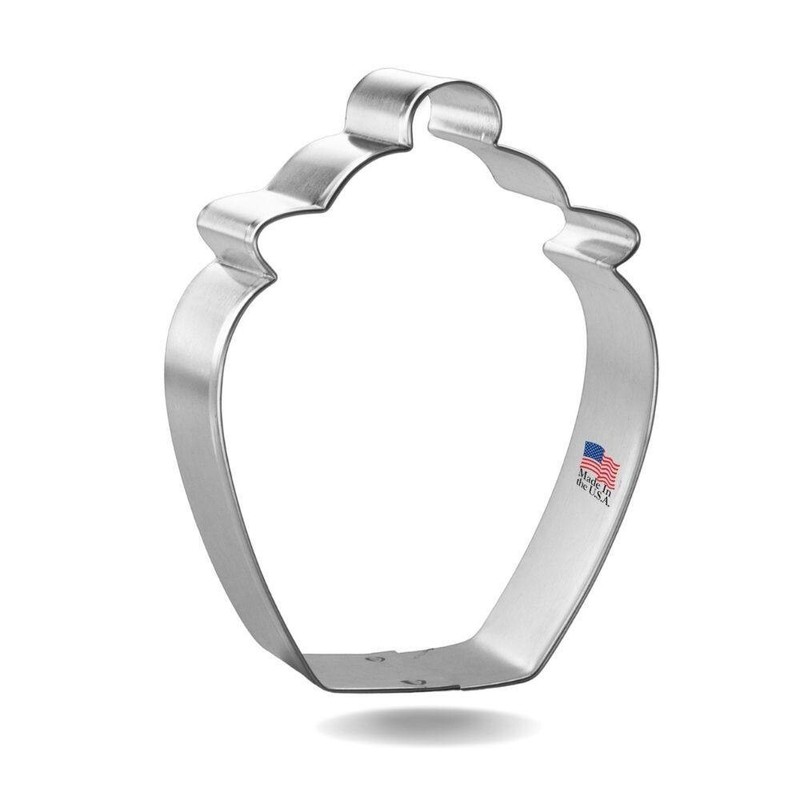 Cookie Jar Honey Pot 3.5” Cookie Cutter Metal
