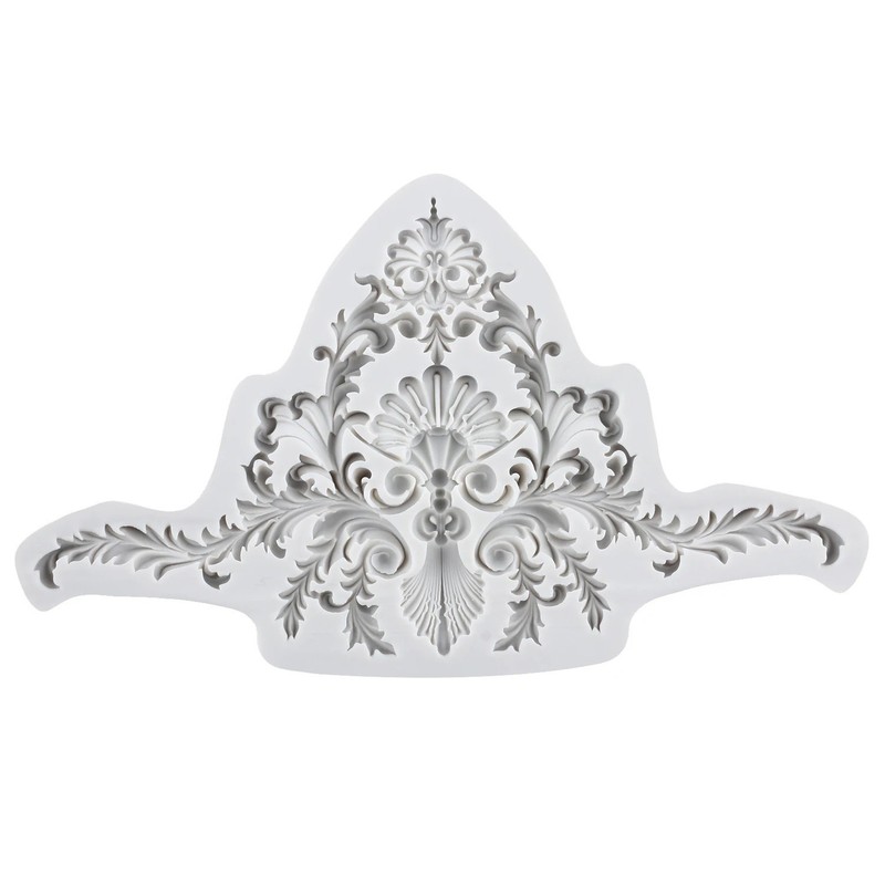 Baroque Relief Flower Silicone Mold Fondant Cake Decorating Chocolate gallery