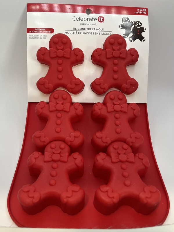 Holiday Gingerbread Silicone Treat Mold