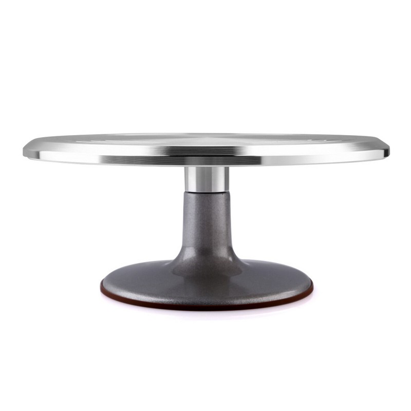 12" Rotating Revolving Cake Stand Turntable Pastry Cake Baking Decorating gallery
