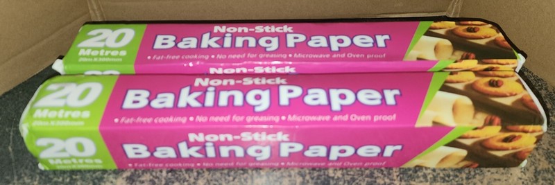 Beidings 2 New Rolls of 20m X 300mm Non-Stick Baking Paper