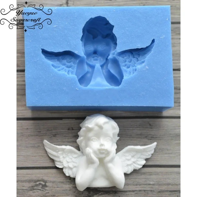 Sugarcraft Angel Frame Silicone Mold Cake Decorating Fondant Chocolate Molding