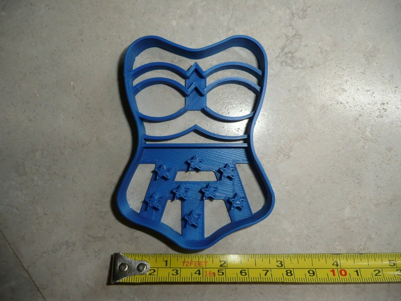 THEMED WONDER WOMAN CORSET SUPERHERO COOKIE CUTTER MADE IN USA PR4455 gallery