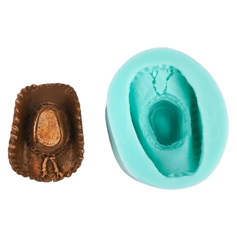 Cowboy Hat Silicone Mold Fondant Chocolate Candy Jelly Mold Cake Decorating Tray gallery