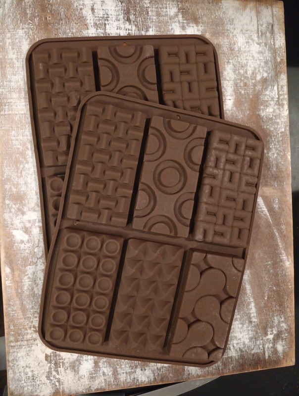 Silicone Candy Chocolate Bar Molds 2 Pcs 6 Bars Each Party Favors Custom Candy