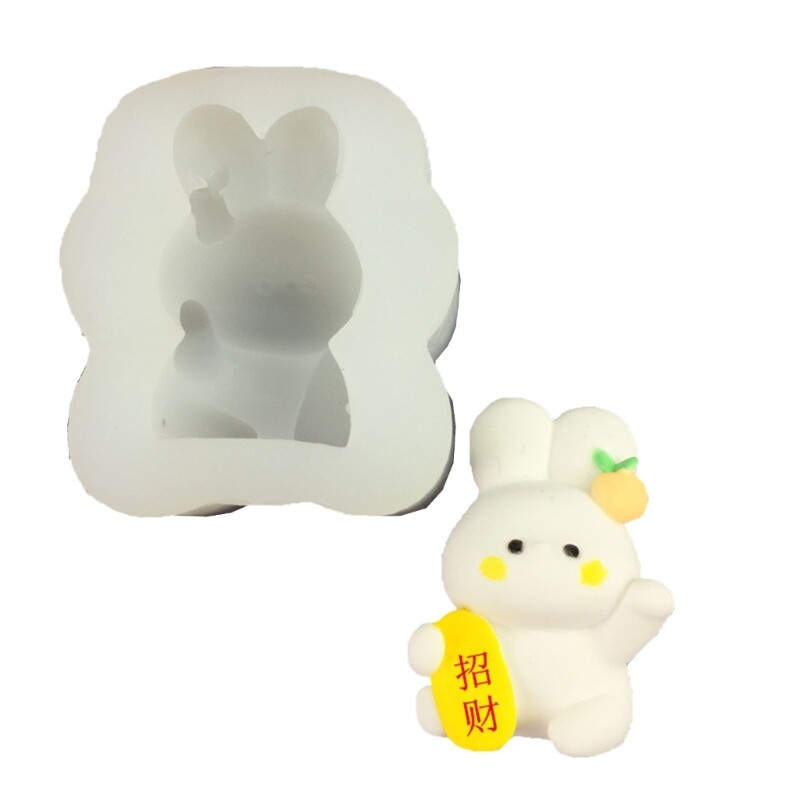 3D Cartoon Rabbit Fondant Mold Biscuits Mold DIY Cartoon Press Baking Mold gallery