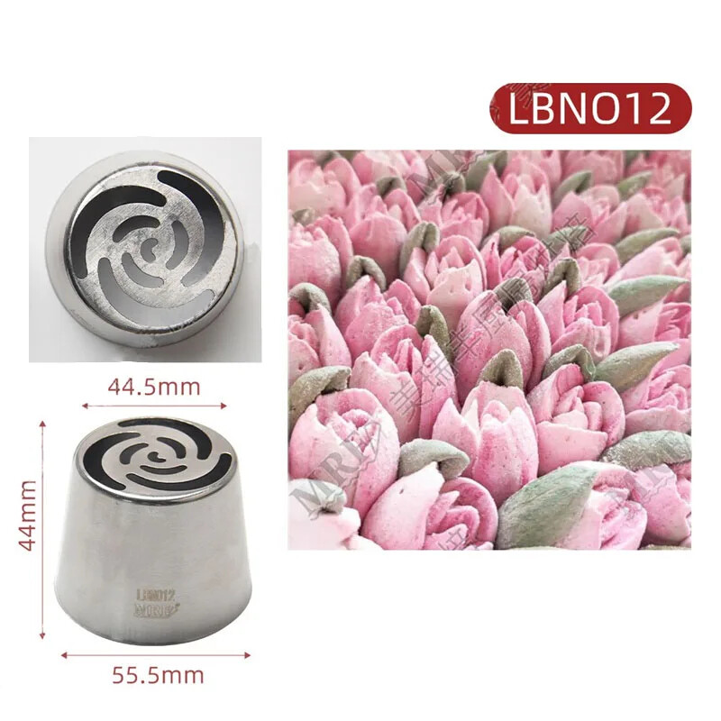 New Russian Stainless Steel Nozzle Birthday Christmas Cake Rosebuds DIY Russian gallery