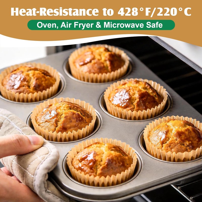 2000Pcs Standard Cupcake Liners, Greaseproof & Non-Stick Muffin Liners, Food ... gallery
