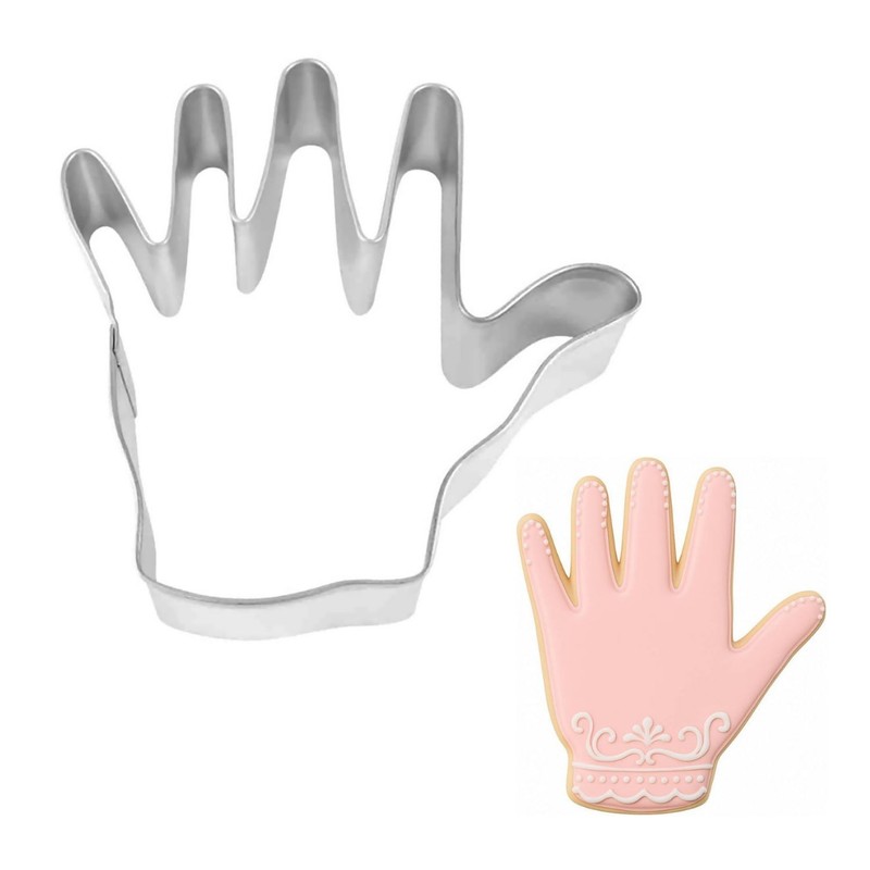 Hand Cookie Cutter Kids School Teacher Garden Glove Lace Glove | Cookie Cutters