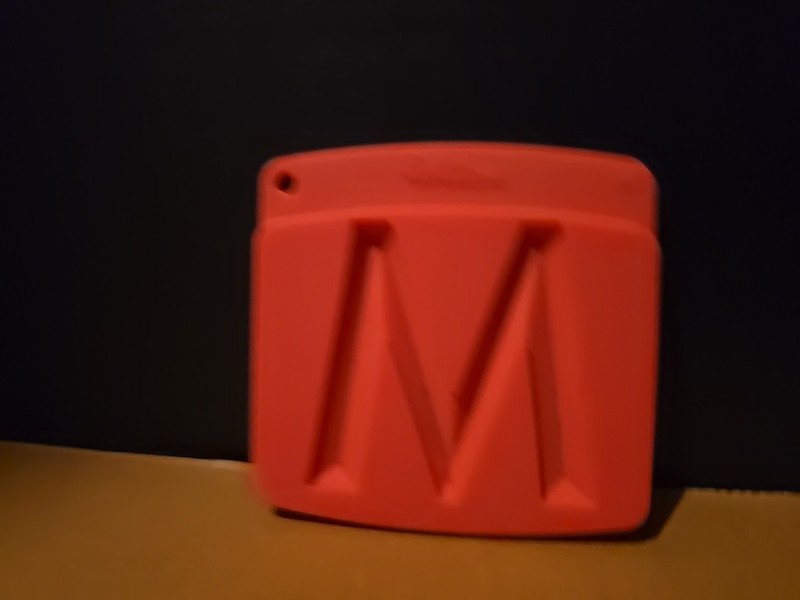 WILTON FONDANT LETTER MOLD LETTER “M” NEW (Never Used)