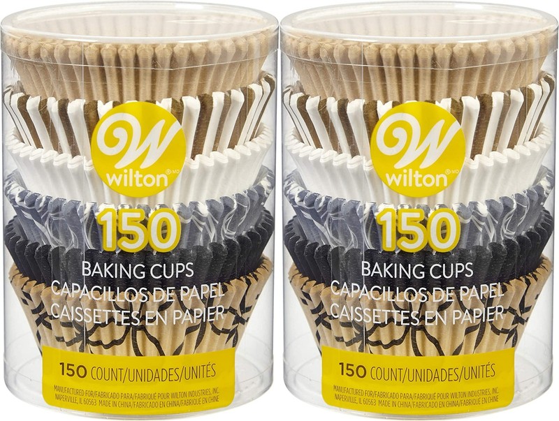 Wilton 150-Count Elegance Baking Cups, Standard Size (2-Pack)