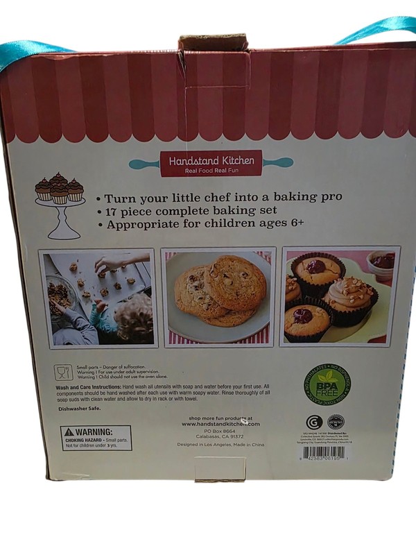 Handstand Kitchen 17-Piece Introduction To Real Baking Set With Recipes For Kids gallery