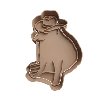 Cheems with Hat Meme Cookie Cutter Fondant Biscuit Baking Tool
