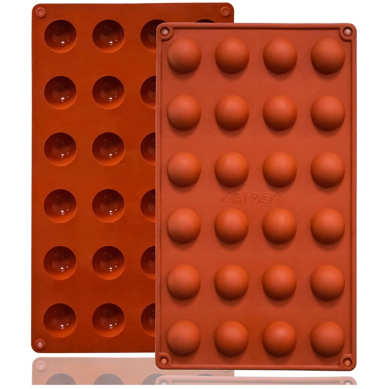 Non-Stick Silicone Baking Molds, 24 Mini Cavities