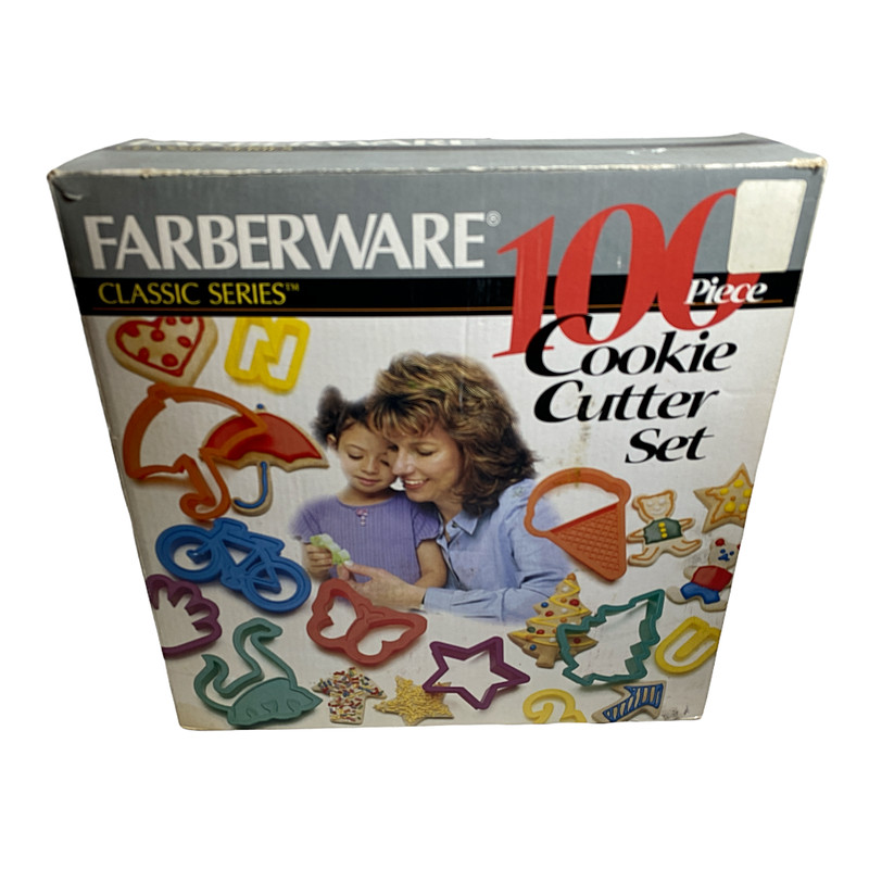 Farberware Cookie Cutter 100 (98) Piece Baking Shapes Symbols 2" 3" 4" Series gallery