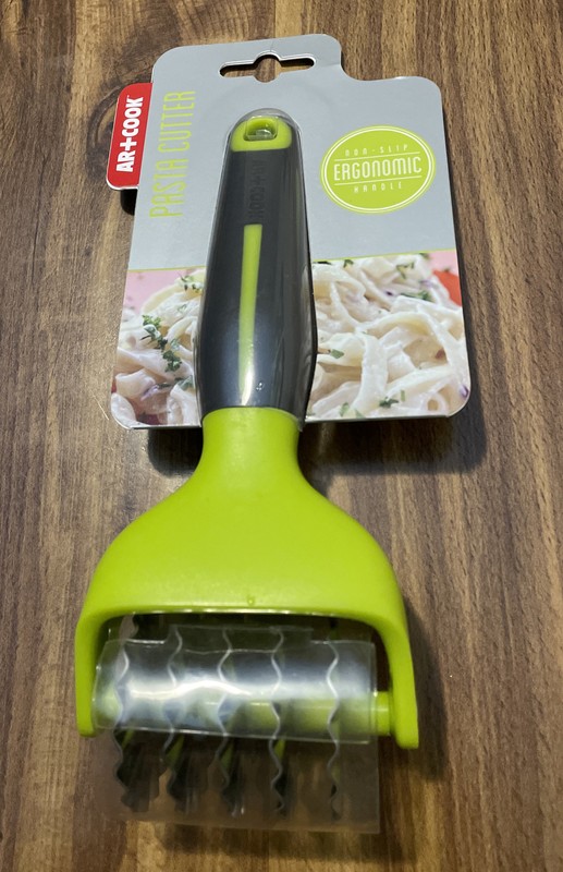 New Art and Cook Pasta Cutter Ergonomic Non-Slip Handle 5 Blade Stainless Steel gallery