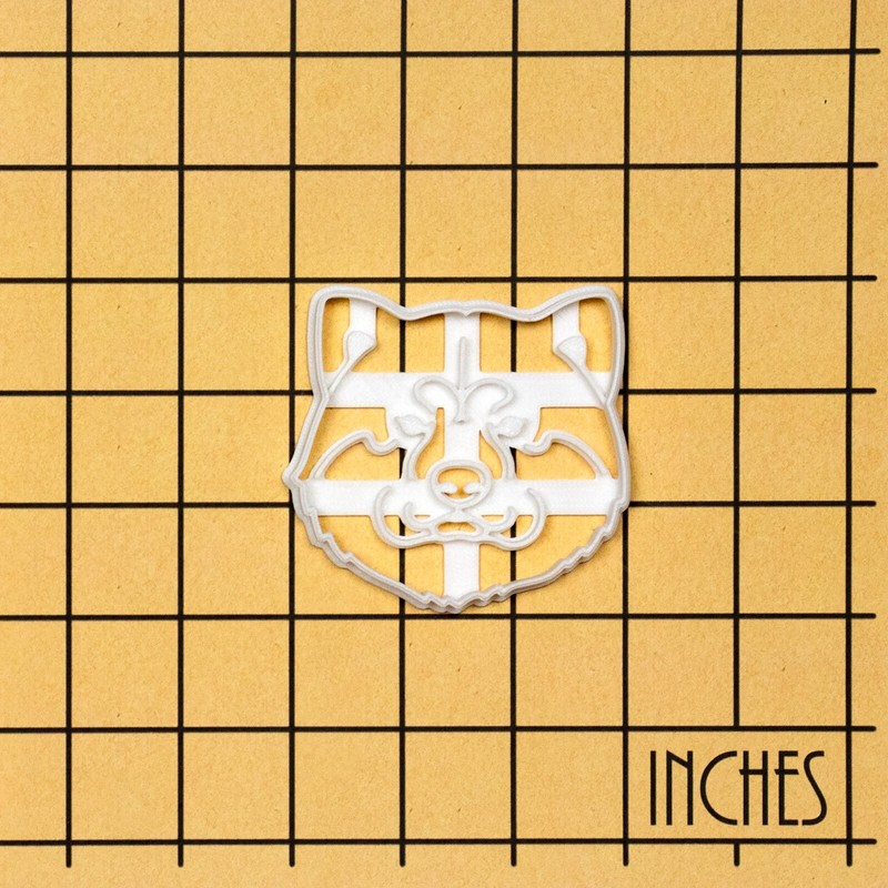 Akita Inu Face Cookie Cutter - Japanese dog treats adoption rescue birthday woof gallery