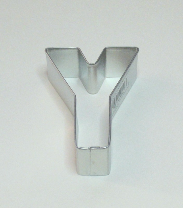 3" Letter Y Cookie Cutter Tin Steel Alphabet Shape Initial Fondant gallery
