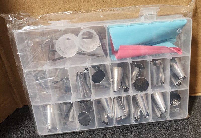 New Cake Decorating Kit Piping Tips Bags & Tools 38 Piece Set gallery