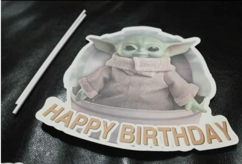 25pcs St-ar Wa-rs Cake Topper, Baby Yo-da, Mand-alorian Themed Party Supplies gallery
