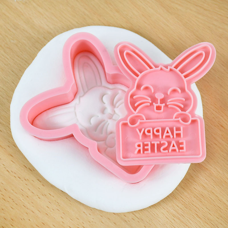 8Pcs Cute Rabbit Cookie Embossing Mold for Easter Birthday Party Cake Decoration gallery