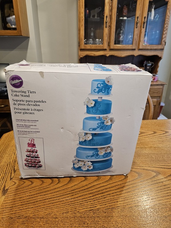 Wilton Towering Tiers Cake Stand 6 Tiers, Assemble Together Or Separate, Rare