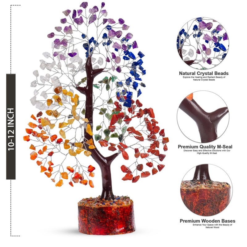 Yuvdipr 7 Chakra Tree Crystals And Healing Stones Chakra Tree Of Life Crystal gallery