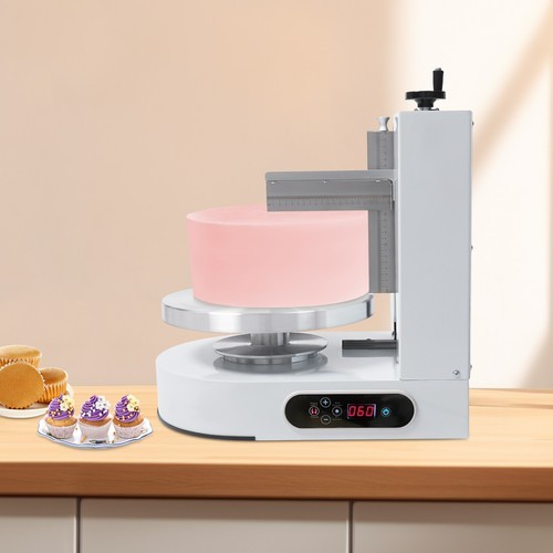 Cake Cream Smooth Coating Spreading Machine Tabletop Cake Decorating Machine gallery