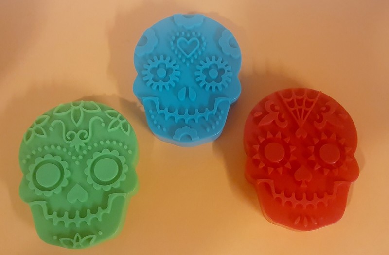 Fred Sweet Spirits 3 Cookie Cutter Stampers Day of the Dead Sugar Skulls