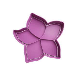 Flower 5 Petals Oriental Cookie Cutter Fondant Biscuit Baking Tool