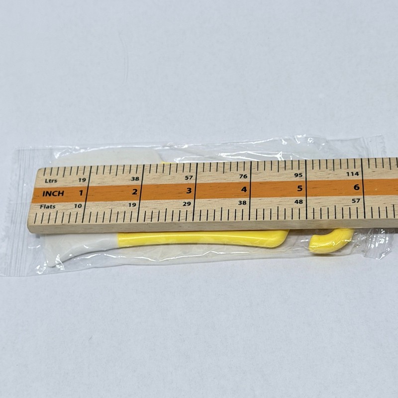 2 Pack Yellow Bowl Scraper Set Flexible Edge with Hanging Hook Kitchen Tool gallery
