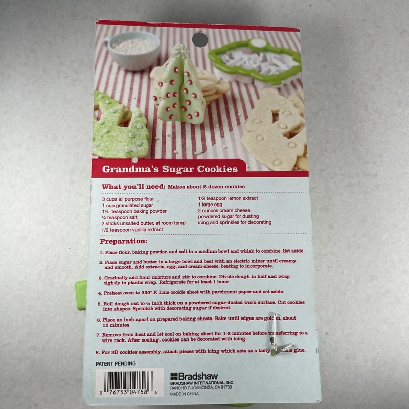 Good Cook Sweet Creations 3D Christmas Tree Cookie Cutter 6"x5" 2 Pcs Make Tree gallery