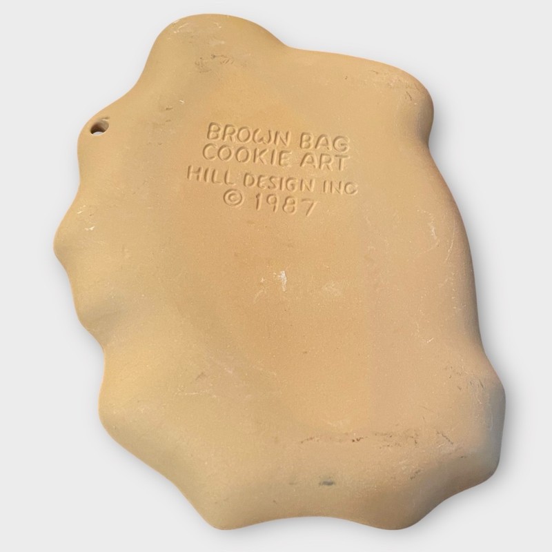 Brown Bag Cookie Art Hill Design Angel Mold Baking Holiday Decor Vintage 1987 gallery