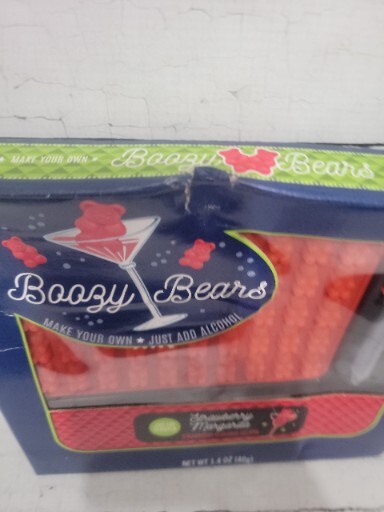 Boozy Bears Gummy Bear Kit Strawberry Margarita Flavored Party Favors NEW gallery