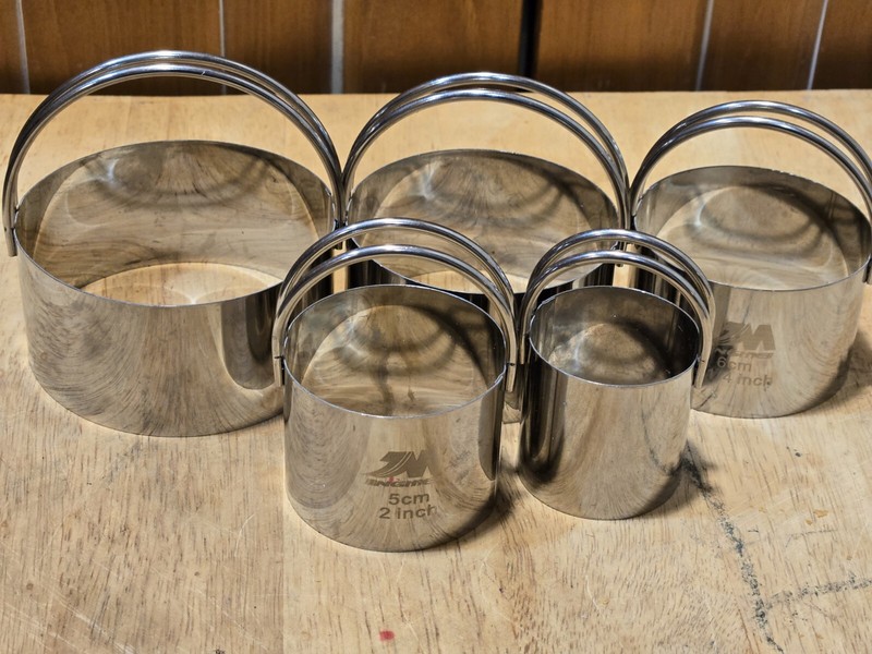 Jingmei Biscuit Cookie Cutters Set of 5 Handles Professional Baking Dough Tools gallery