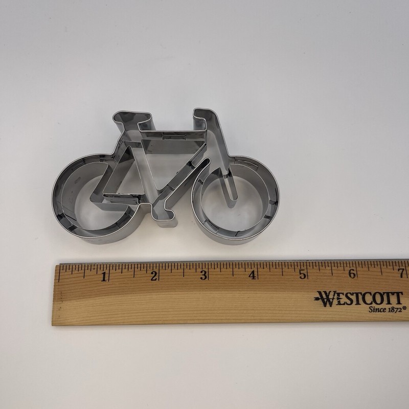 Birkmann Bicycle Cookie Cutter Stainless Steel 2 Wheel Party gallery