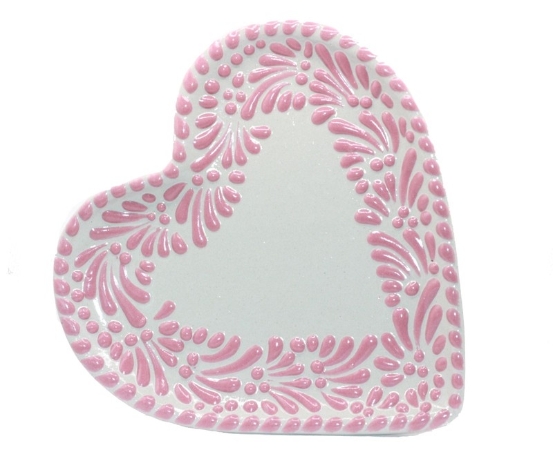 Talavera Heart Cake Stand Hand Painted - Heart Cake Stand gallery
