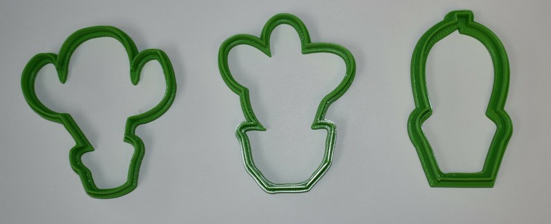 3 CACTI CACTUS DESERT LANDSCAPING DROUGHT TOLERANT PLANT COOKIE CUTTER PR1016 gallery