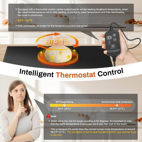 Sourdough Heating Mat Dough Proofing Box Fahrenheit, 59°F - 140°F... gallery