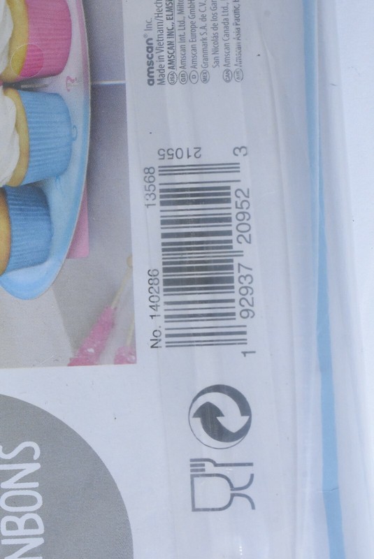 Amscan Cupcake Treat Stand 3-Tier Cupcake Baby Shower Treat Stand 11.7" x 14.8" gallery