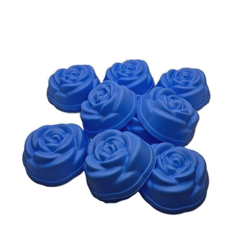 20 pcs Mini Muffin RoseFlower Mold Kuih Apam Kue Putu Jelly Molder Potu Plastic gallery