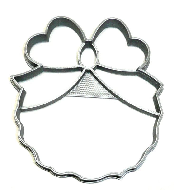 BOW TIE WITH SPACE FOR NAME BOWTIE BABY SHOWER GENDER COOKIE CUTTER USA PR2613
