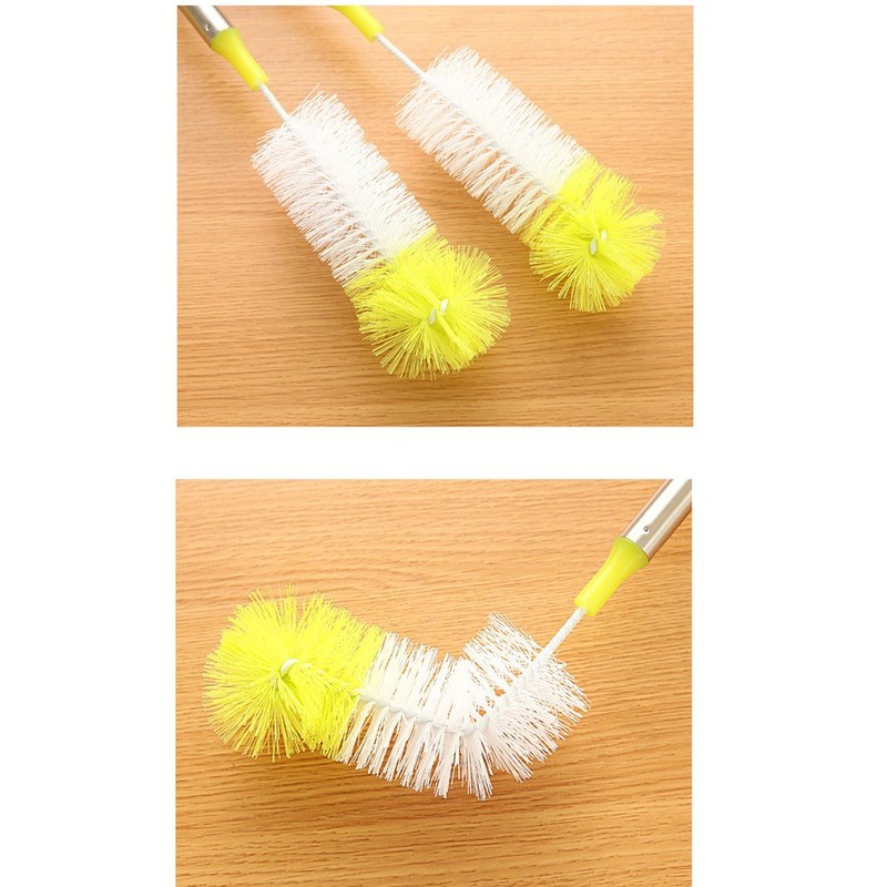 Round Bendable Handle Wash Cup Bottle Cleaning Nylon gallery
