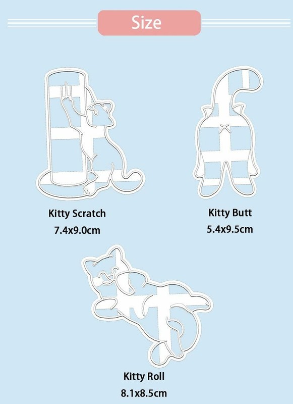 Cookie Mold Cutter Set 3D Animal Cat Forms for Cookies Stamp Biscuits Cutting gallery