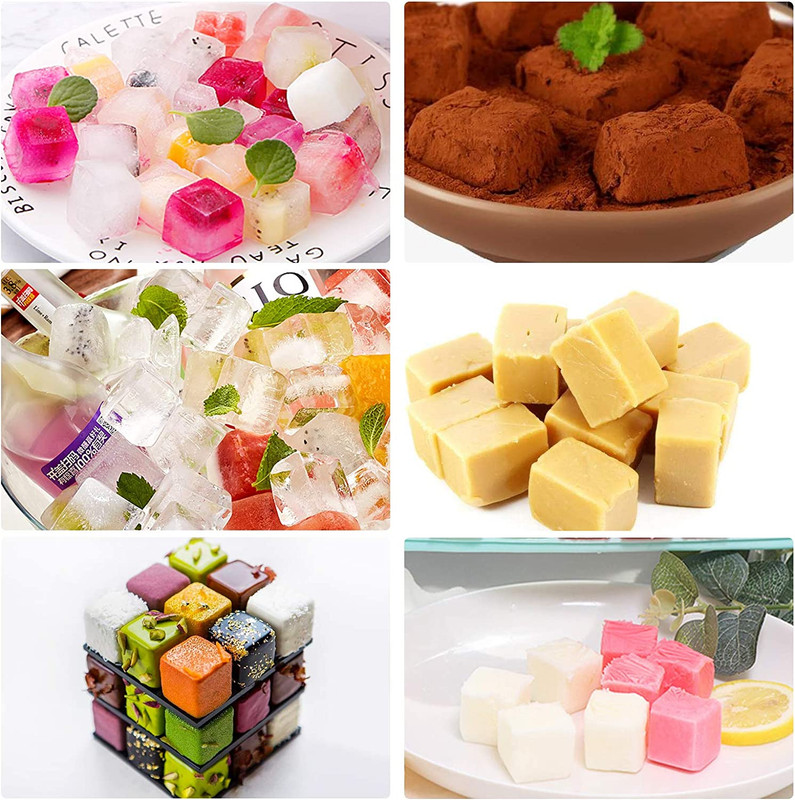 40-Cavity Square Chocolate Truffle & Hard Caramel Candy Silicone Molds gallery