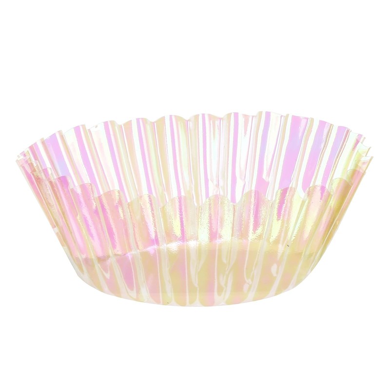 Iridescent Pink Cupcake Liners Wrappers Baking Cups Cupcake 100-Count Food Gr... gallery